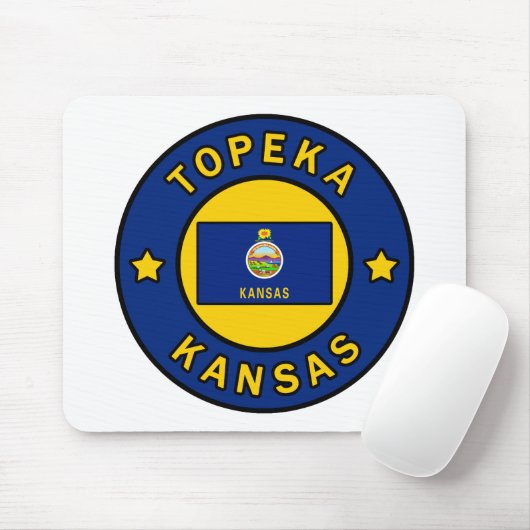 Topeka Kansas Mousepad (Mit Mouse)
