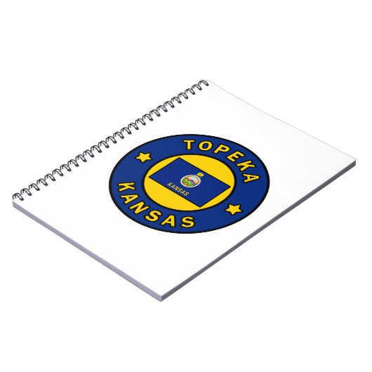 Topeka Kansas Notizblock (Linke Seite)