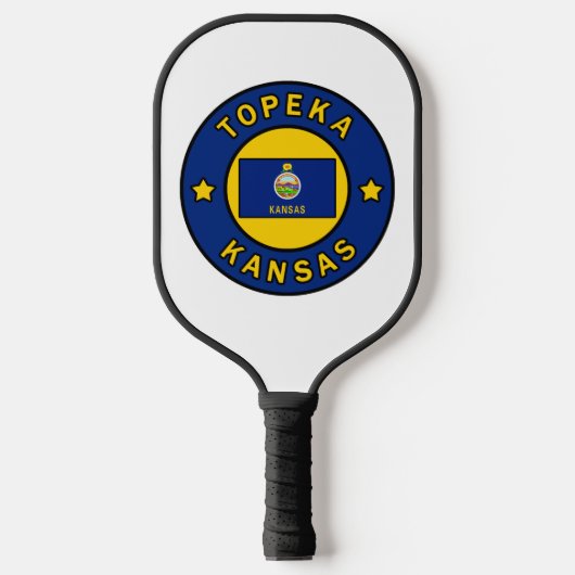 Topeka Kansas Pickleball Schläger (Vorderseite)