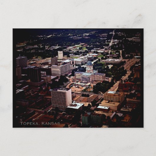 Topeka, Kansas Postkarte (Vorderseite)