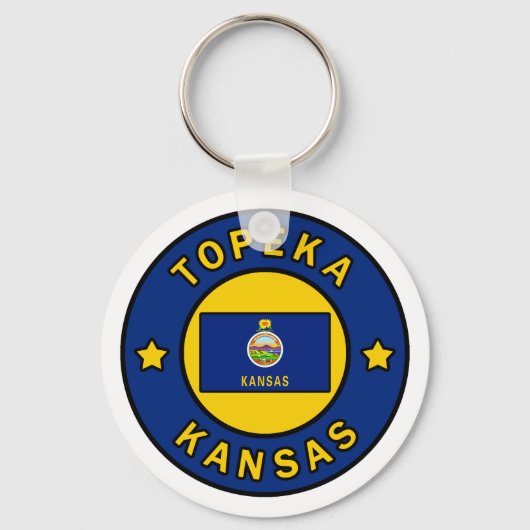 Topeka Kansas Schlüsselanhänger (Vorderseite)