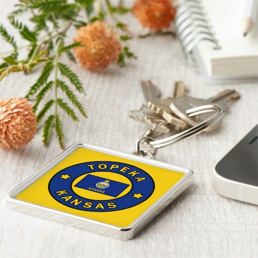 Topeka Kansas Schlüsselanhänger (Seite)