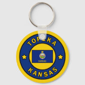 Topeka Kansas Schlüsselanhänger (Vorderseite)