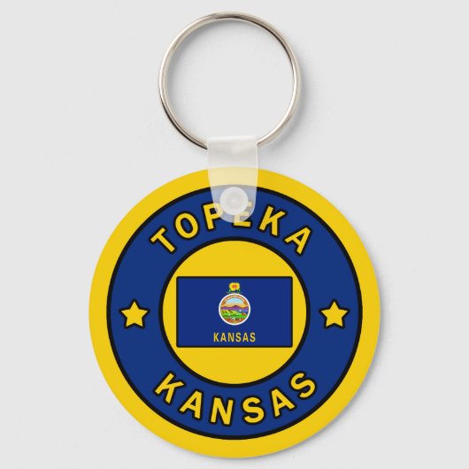 Topeka Kansas Schlüsselanhänger (Vorderseite)