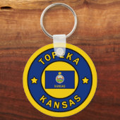 Topeka Kansas Schlüsselanhänger (Vorderseite)