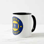 Topeka Kansas Tasse (VorderseiteRechts)
