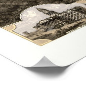 Topeka, KS Panorama Karte - 1869 Poster (Ecke)