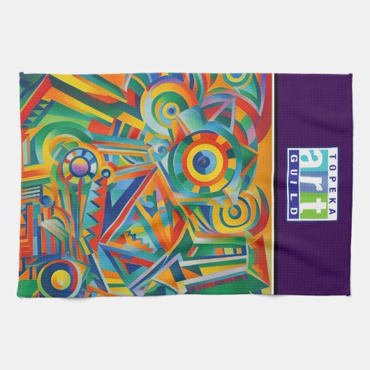 Topeka Kunstgilde Abstract Geschirrtuch (Horizontal)