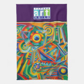 Topeka Kunstgilde Abstract Geschirrtuch (Vertikal)