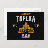 Topeka Postkarte (Vorne/Hinten)