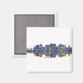 Topeka Skyline Magnet (Vorderseite/Rückseite)