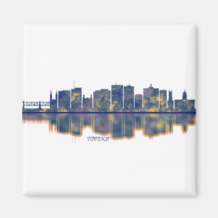 Topeka Skyline Magnet