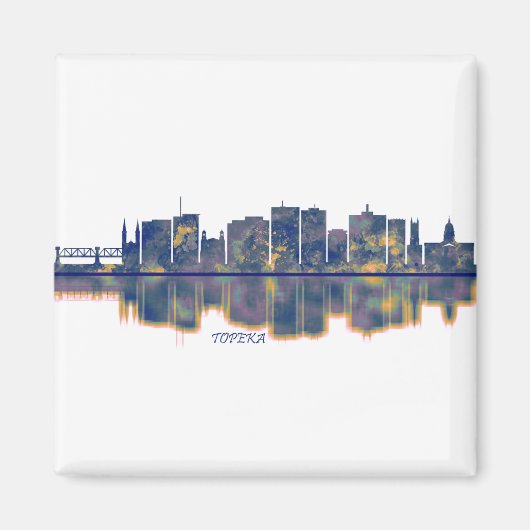 Topeka Skyline Magnet (Vorne)