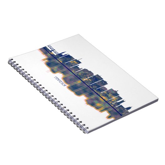 Topeka Skyline Notizblock (Rechte Seite)