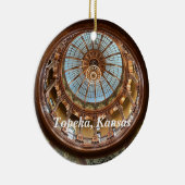 Topeka Staat Hauptstadt Keramik Ornament (Rechts)