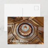 Topeka Staat Hauptstadt Postkarte (Vorne/Hinten)