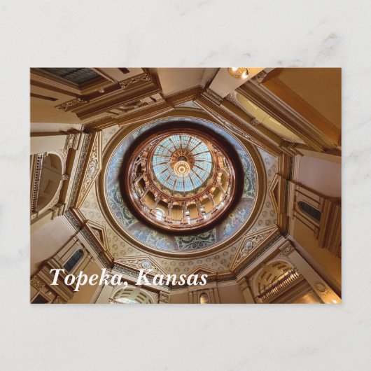 Topeka Staat Hauptstadt Postkarte (Vorderseite)