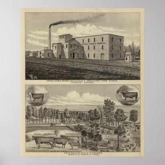 Topeka Starch Workand Residence DM Howard Poster (Vorne)