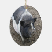 Topf aufgeblähtes Schwein Keramikornament (Rechts)