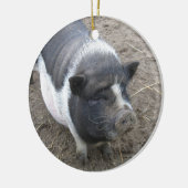 Topf aufgeblähtes Schwein Keramikornament (Links)