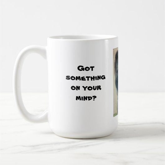 Topf-Bauch-Gorilla-Tasse Kaffeetasse (Links)