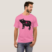 Topf-Bauch-Schwein-T - Shirt (Vorne ganz)