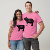 Topf-Bauch-Schwein-T - Shirt (Unisex)