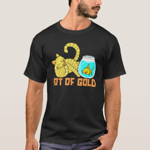 Topf des Goldes Unterwasser Goldfisch Fisch Aquari T-Shirt