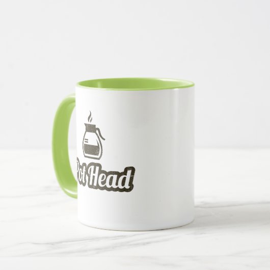 Topf-Hauptkaffee-Tasse Tasse (Vorderseite Links)