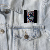 Topf mit einer Blumendekoration, Iznik Button (Beispiel)