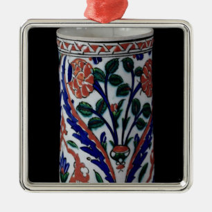 Topf mit einer Blumendekoration, Iznik Ornament Aus Metall