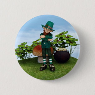Topf mit Gold Button