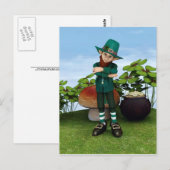 Topf mit Gold Postkarte (Vorne/Hinten)