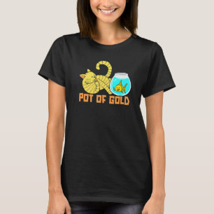 Topf mit Gold Unterwasser Goldfisch Fisch Aquarist T-Shirt