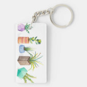 Topf Succulents Schlüsselanhänger (Rückseite)