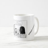 "Topf UNO-Glück" Comic-Streifen-Tasse Kaffeetasse (VorderseiteRechts)