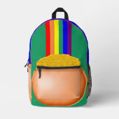Topf voll Gold - Bedruckter Rucksack (Vorderseite)
