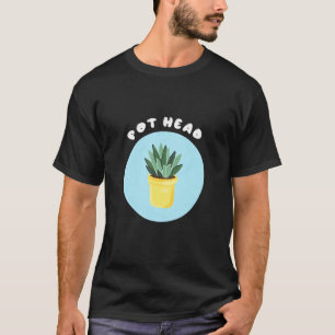 Töpfchen Kopf Topfpflanze Cool Gärtner Sukkulente T-Shirt