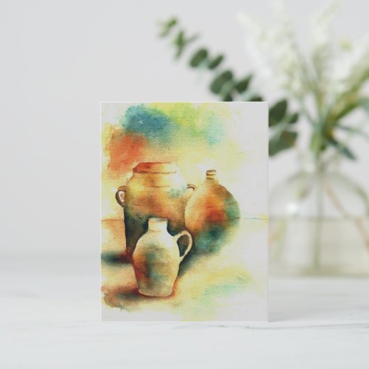 Töpfe Postkarte (Stehend Vorderseite)