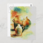 Töpfe Postkarte (Vorne/Hinten)