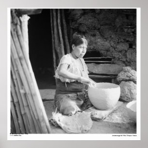 Töpfer ~ Amatenango del Valle, Chiapas, Mexiko Poster