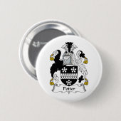 Töpfer-Familienwappen Button (Vorne & Hinten)