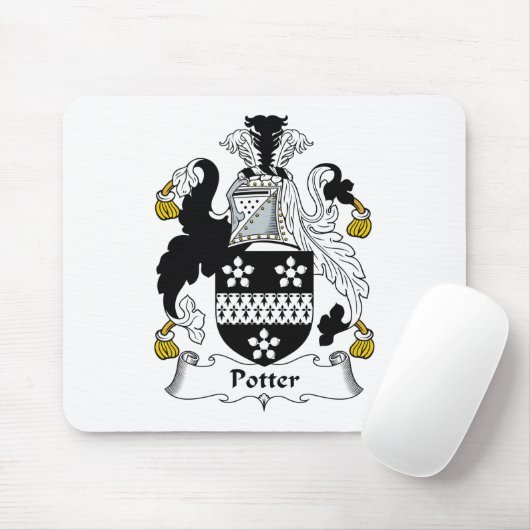Töpfer-Familienwappen Mousepad (Mit Mouse)