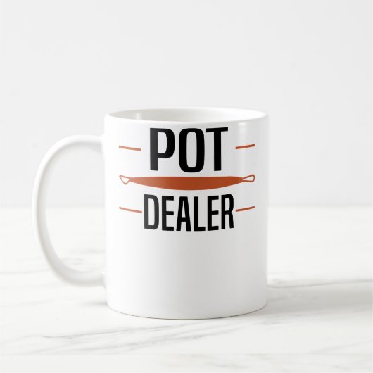 Töpfer - Keramik Kaffeetasse (Links)