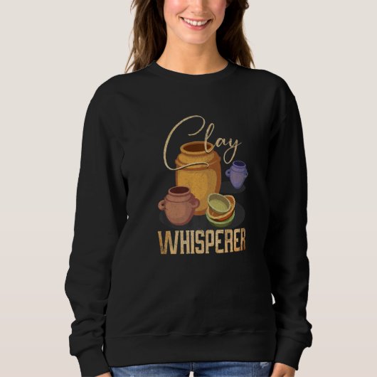 Töpfer Künstler Bildhauer Keramik Sweatshirt (Vorderseite)