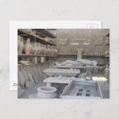 Töpferaum in Pompeii Postkarte (Vorne/Hinten)