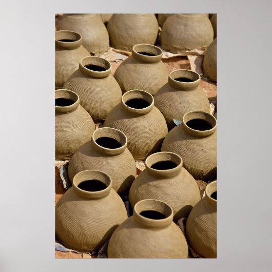 Töpferdorf, Aschanti-Region, Ghana Poster (Vorne)