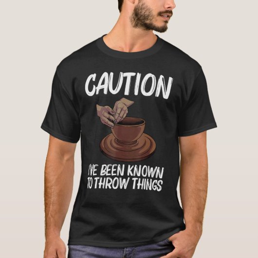 Töpferei für Männer Keramik Pot T-Shirt (Vorderseite)