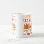 Töpferei hilft im Leben Kaffeetasse (Mittel)