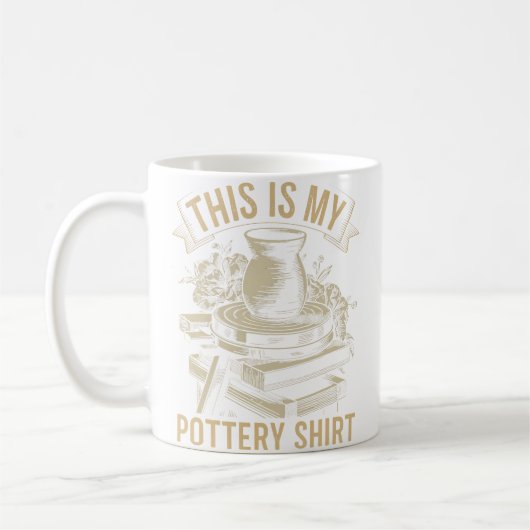 Töpferei Kaffeetasse (Links)